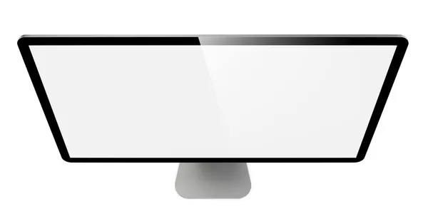 Современный широкоэкранный монитор LCD . — стоковое фото