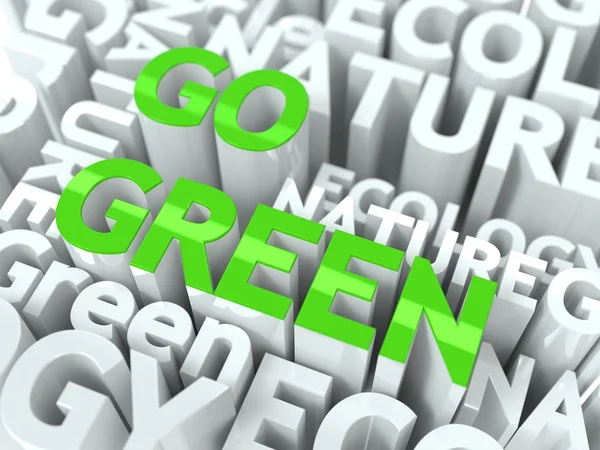 Vai concetto verde . — Foto Stock