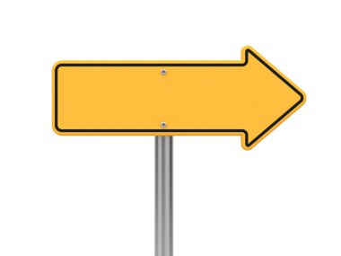 yönlü oku yol levhası.
