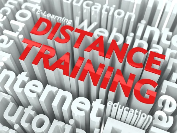 Concepto de entrenamiento a distancia . — Foto de Stock
