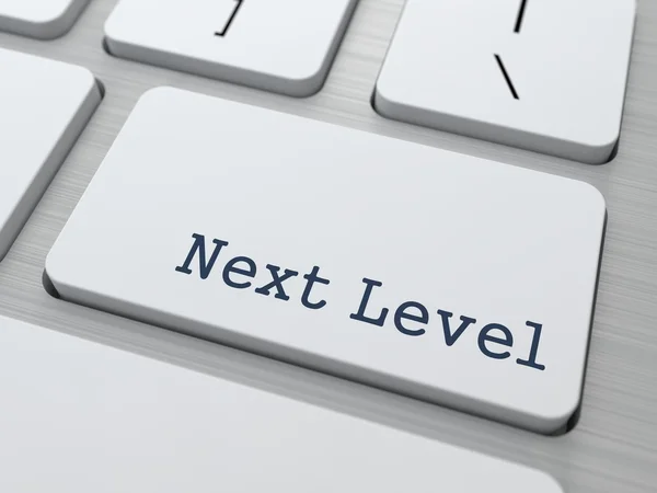 Next Level - Button on Keyboard. — Stock Photo, Image