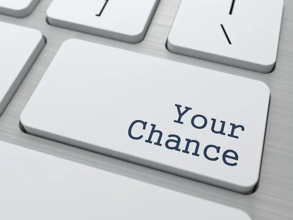 Your Chance - Button on Keyboard. — Stock Photo, Image