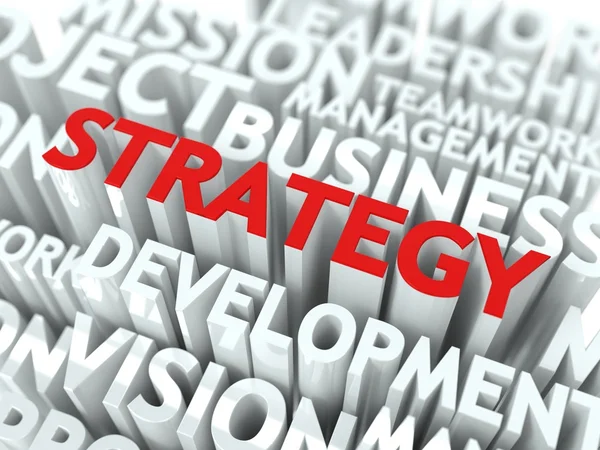 Strategie concept. — Stockfoto