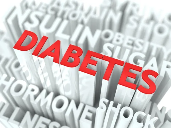 Diabetes bakgrund konceptuell design. — Stockfoto