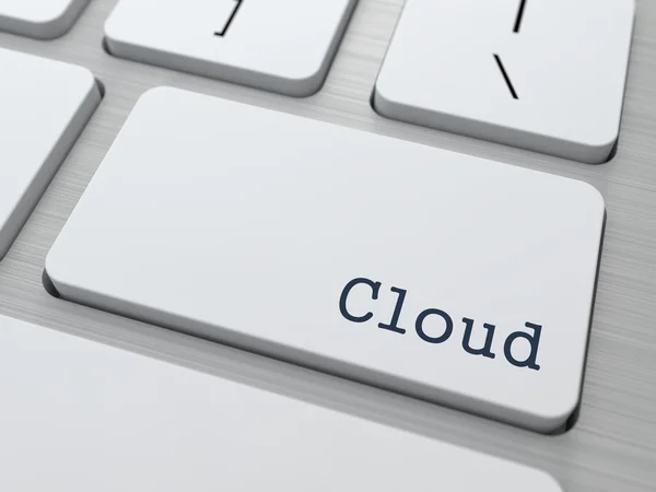 Cloud Computing Button. — Stock Photo, Image