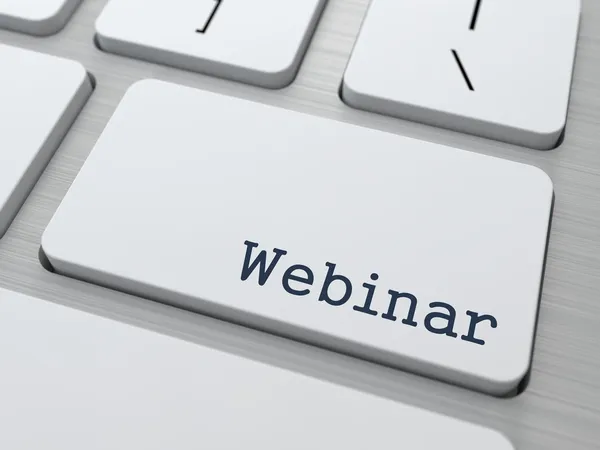 Conceito de Webinar . — Fotografia de Stock