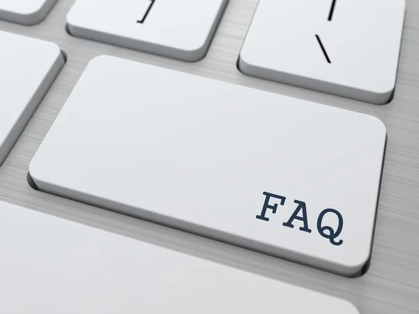 FAQ-konceptet. — Stockfoto