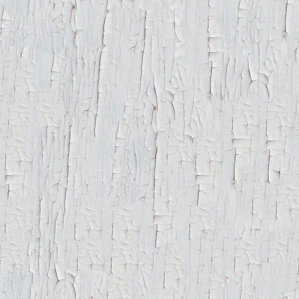 White Cracked Paint Seamless Texture. — Stock Photo, Image