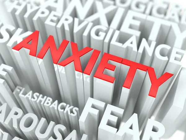 Concept d'anxiété . — Photo