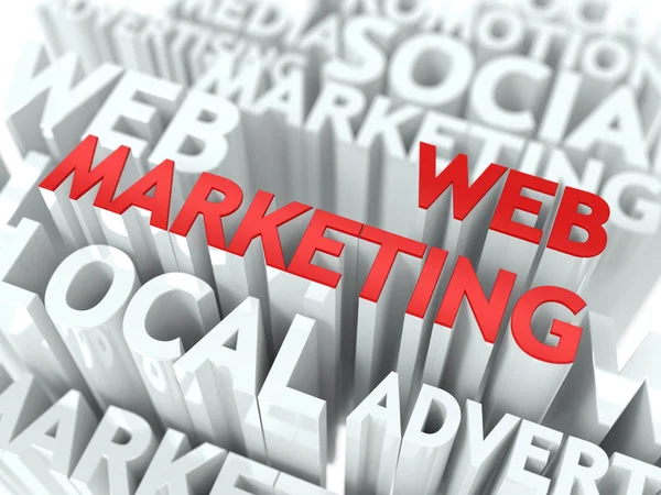 Concetto di Web Marketing . — Foto Stock