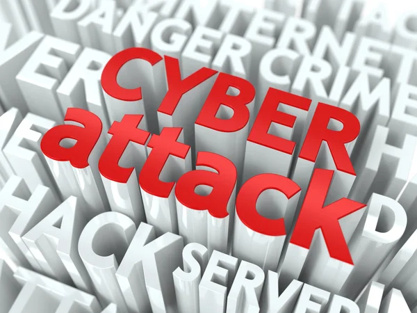 CYBER ATTACK Concepto . —  Fotos de Stock