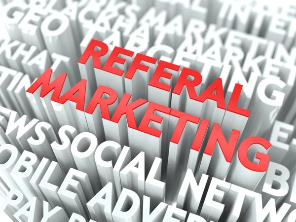 Referal Marketing Concept. — Stock Photo, Image