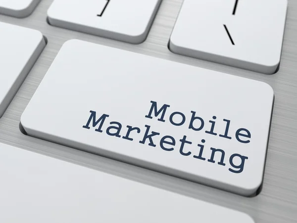 Mobil marketing koncepció. — Stock Fotó