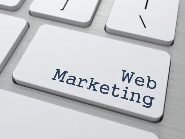 Web marketing koncepció. — Stock Fotó