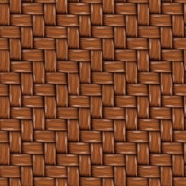 kahverengi ahşap Rattan sorunsuz doku.