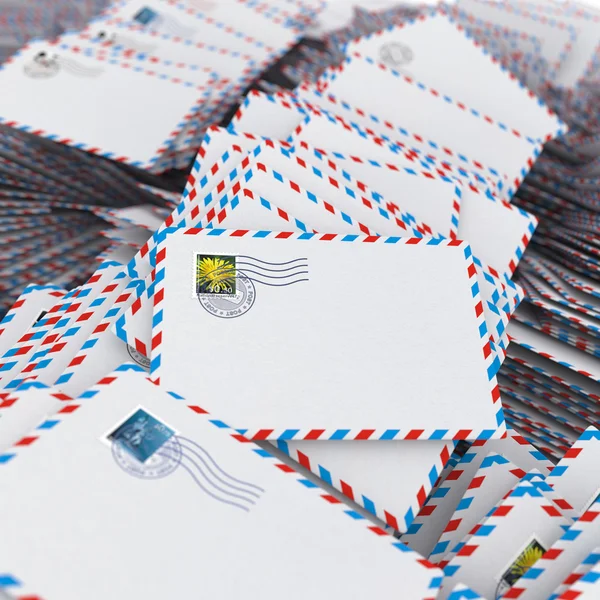 Pile of Envelopes. — Stock Photo, Image