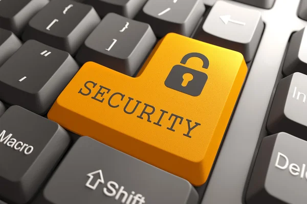 Knappen information security. — Stockfoto