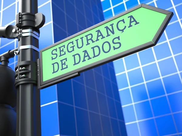 Conceito de Gestão de Dados. (Português ) — Fotografia de Stock