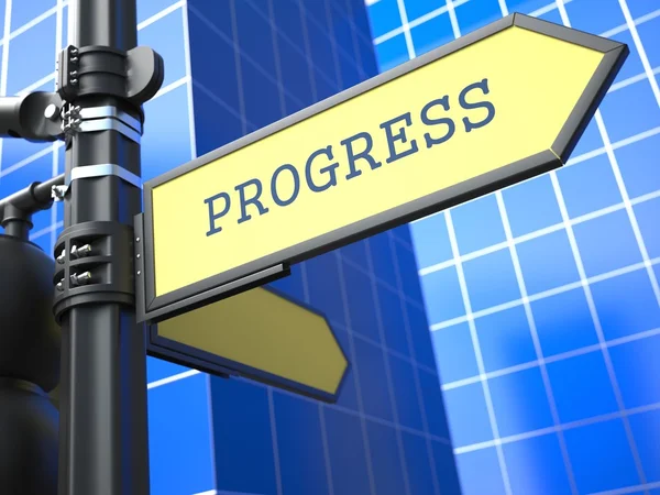 Business Concept. Progress Sign. — Stock Photo, Image