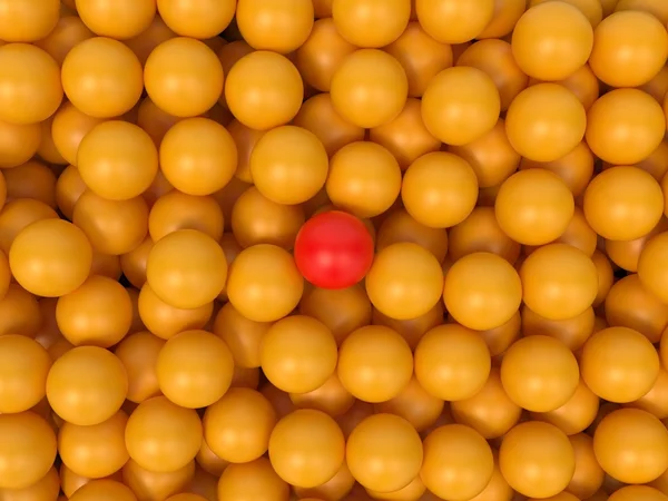 Gele ballen - abstracte achtergrond. — Stockfoto