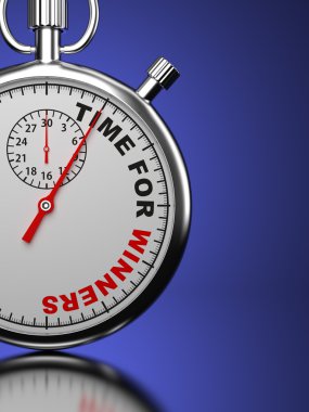 zaman kazananlar konsepti için.