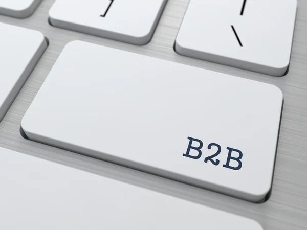 B2B - affärsidé. — Stockfoto