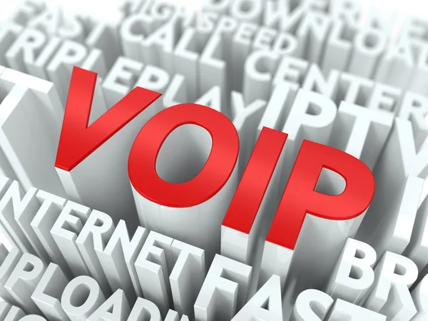 Voip. das wordcloud-Konzept. — Stockfoto