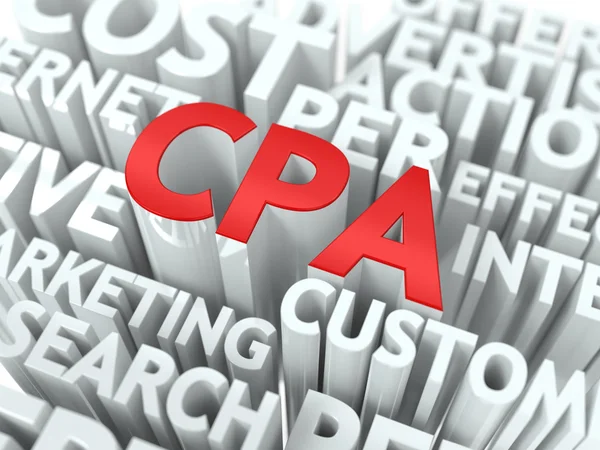 CPA. het concept wordcloud. — Stockfoto