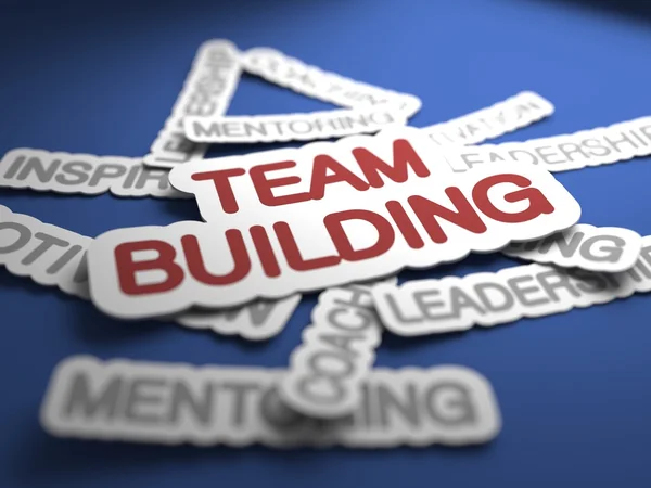 Concetto di team building . — Foto Stock