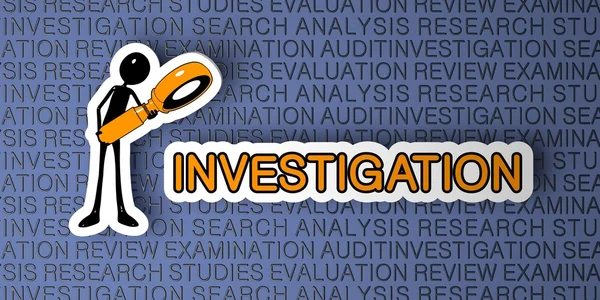 Investigation Concept. — Stock Photo, Image