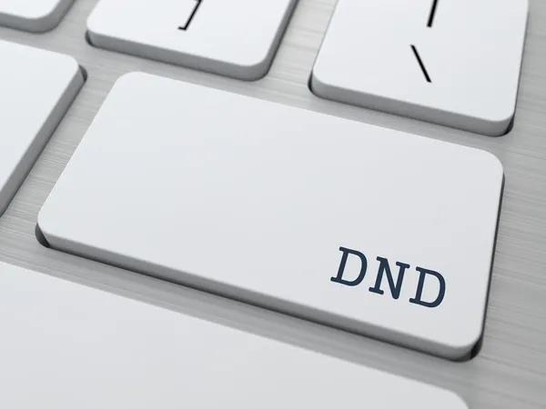 DND. Concepto de Internet . — Foto de Stock