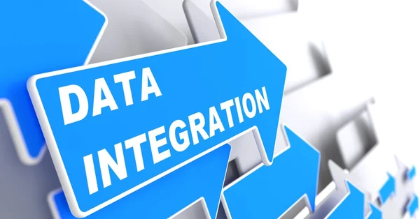 Dataintegration. Informationskoncept . - Stock-foto