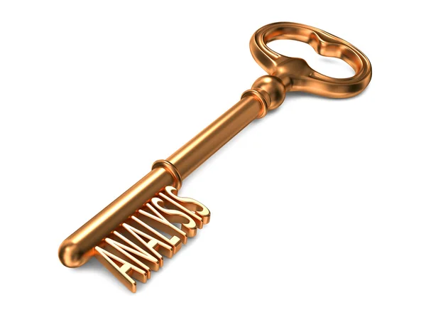 Análise - Golden Key . — Fotografia de Stock