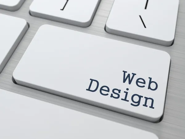 Web Design. Conceito de negócio . — Fotografia de Stock