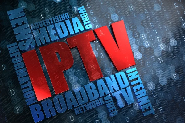 IPTV. Wordcloud Concept. — Stock Photo, Image