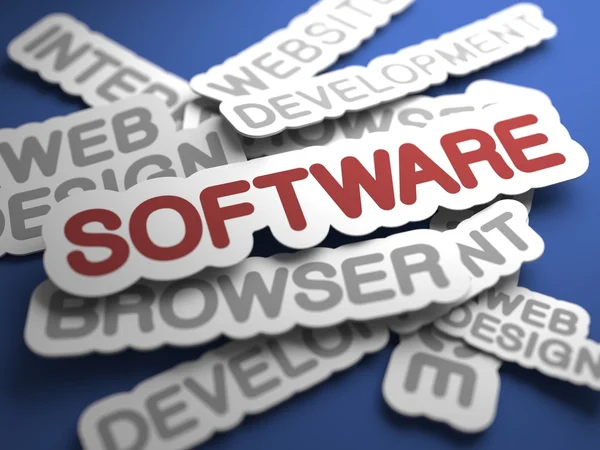 Concepto de software . —  Fotos de Stock