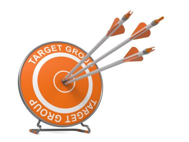 Target Group. Business Background. clipart
