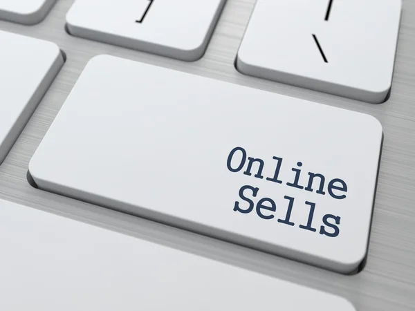 Vende online. Concetto aziendale . — Foto Stock