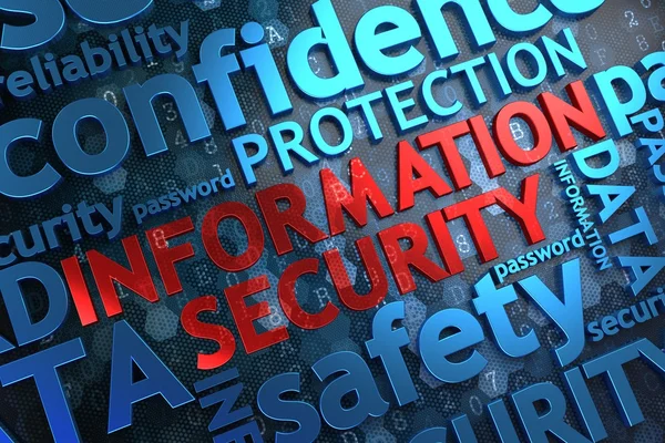 Sicurezza delle informazioni. Concetto Wordcloud . — Foto Stock