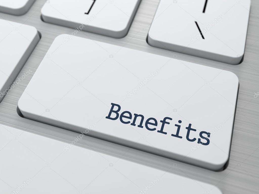 Benefits. Business Concept.