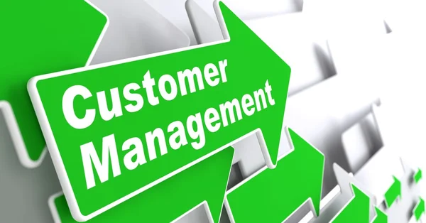 Customer Management. Business Concept. — Stock Photo, Image