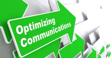 Optimizing Communications. Business Concept. clipart