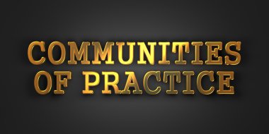 Communities of Practice. Educational Concept. clipart