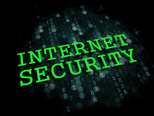 Internet zabezpieczenie. koncepcja technologii informacji. — Zdjęcie stockowe