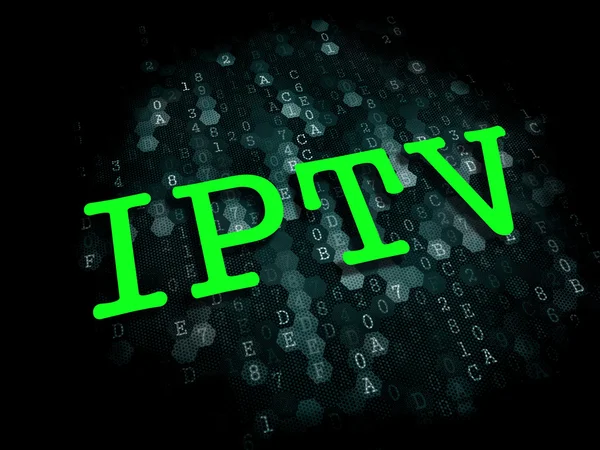 Iptv。情報技術の概念. — ストック写真