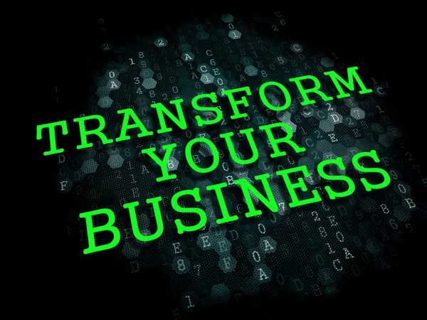 Transforme seu conceito de negócio . — Fotografia de Stock