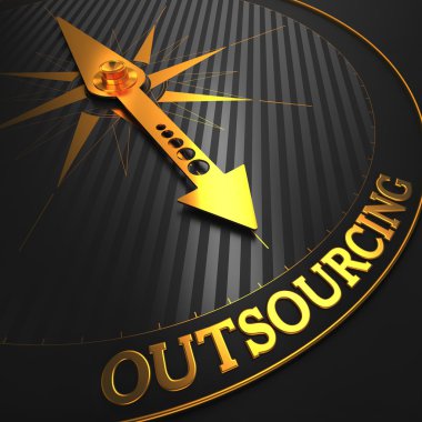 Outsourcing. Business Concept. clipart