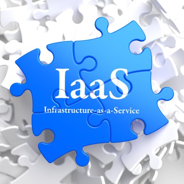 IaaS. Bulmaca bilgi teknolojisi kavramı.