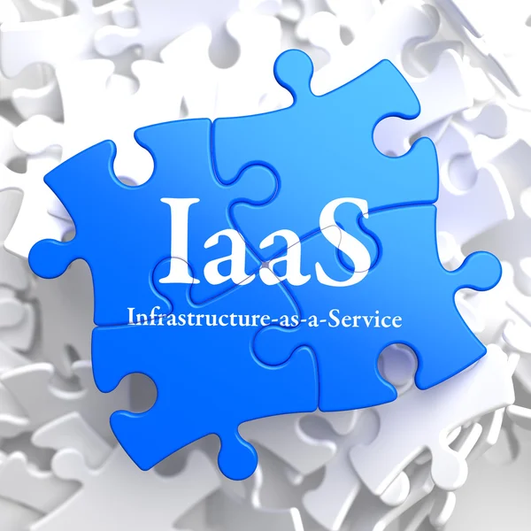 Iaas。谜题信息技术概念. — 图库照片