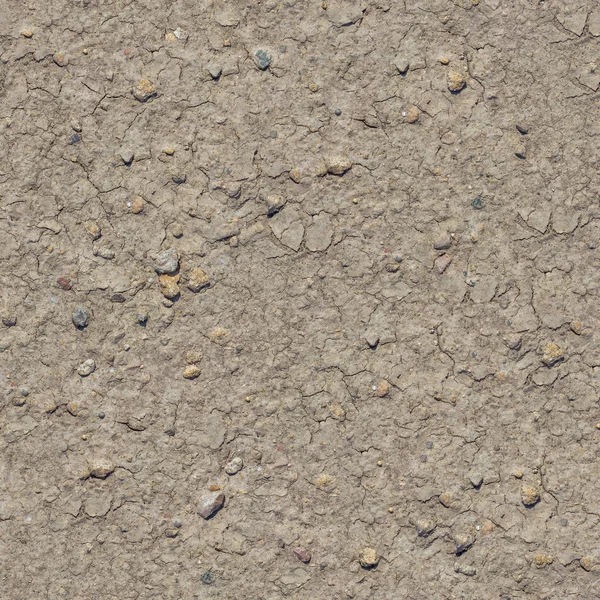 Cracked Brown Soil. Seamless Tileable Texture. — Stock Photo, Image